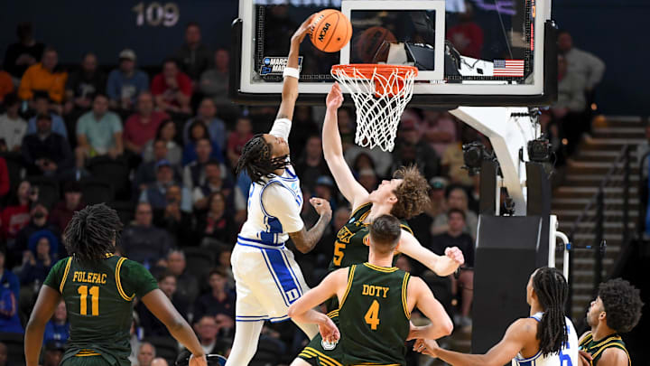 Duke Blue Devils guard Cayden Boozer (2).