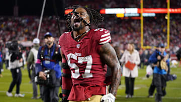 San Francisco 49ers linebacker Dre Greenlaw (57)