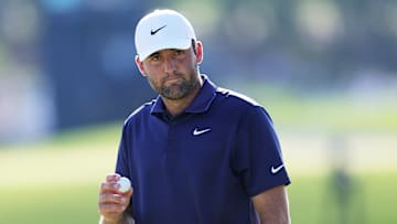 Scottie Scheffler during the final round of the 2025 PGA Championship