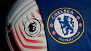 The Official Nike Premier League Match Ball with the Chelsea Badge