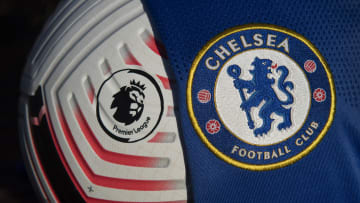 The Official Nike Premier League Match Ball with the Chelsea Badge