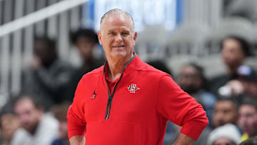 San Diego State Aztecs head coach Brian Dutcher. 