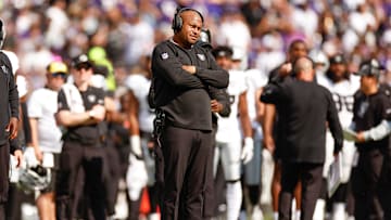 Las Vegas Raiders head coach Antonio Pierce.
