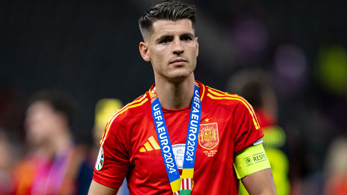 Maglia Ufficiale Morata 7 Rossonera - Home, Adulto/Ragazzo/Bambino, Licenza Sportbaer