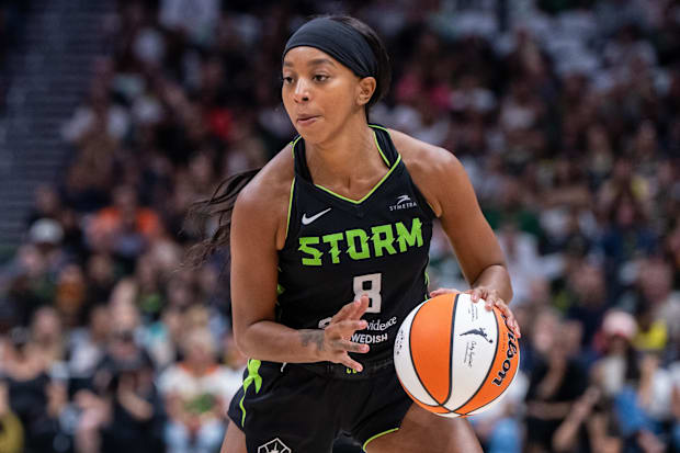 Lexie Brown is on the Seattle Storm through the 2026 but could be a part of a trade with the Chicago Sky ahead of the draft.
