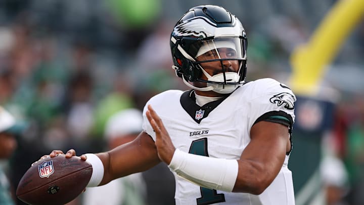 Philadelphia Eagles quarterback Jalen Hurts. Philadelphia Eagles quarterback Jalen Hurts.