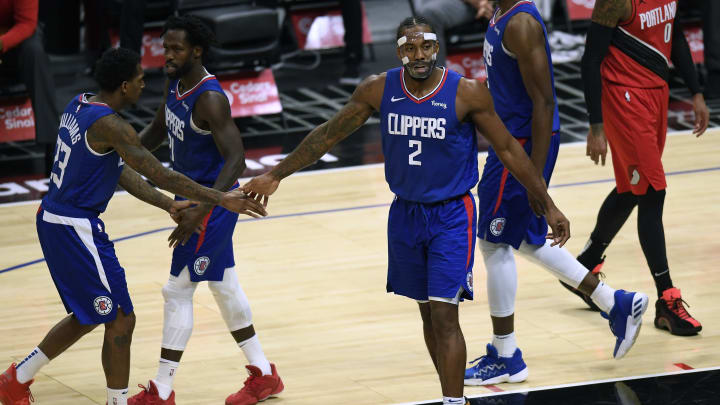 Lou Williams, Patrick Beverley, Kawhi Leonard, LA Clippers