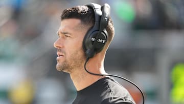 Carolina Panthers head coach Dave Canales