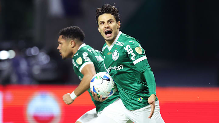 Raphael Veiga marcou o terceiro do Palmeiras na decisão Raphael Veiga marcou o terceiro do Palmeiras na decisão