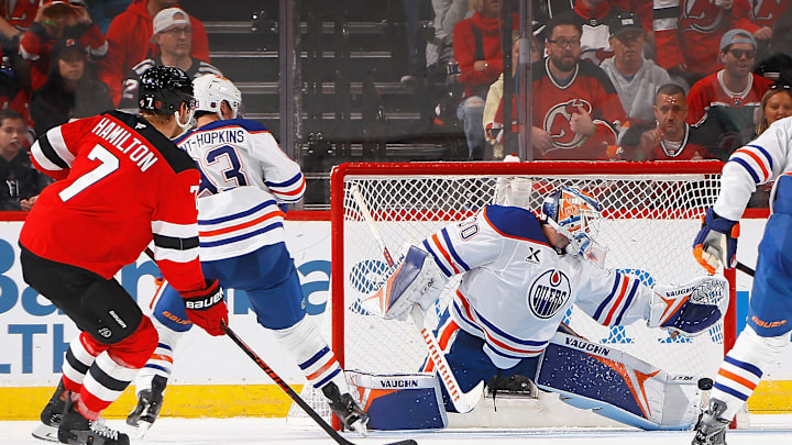 Edmonton Oilers v New Jersey Devils