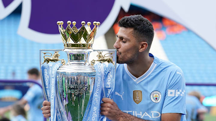 Rodri was key to Manchester City's fourth-straight Premier League title Rodri was key to Manchester City's fourth-straight Premier League title