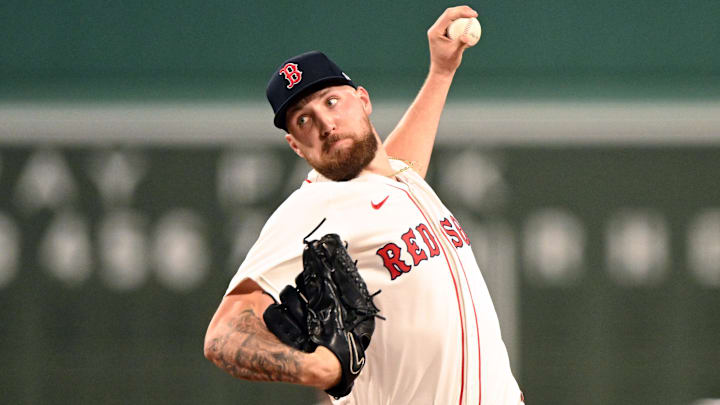 Boston Red Sox starting pitcher Garrett Crochet.