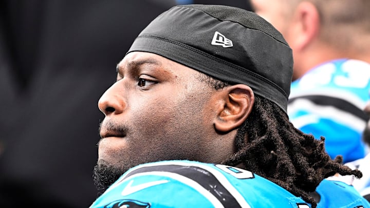 Carolina Panthers offensive tackle Ikem Ekwonu 