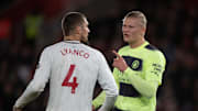 Erling Haaland y Vojnovic Lyanco