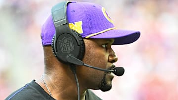 Minnesota Vikings defensive coordinator Brian Flores