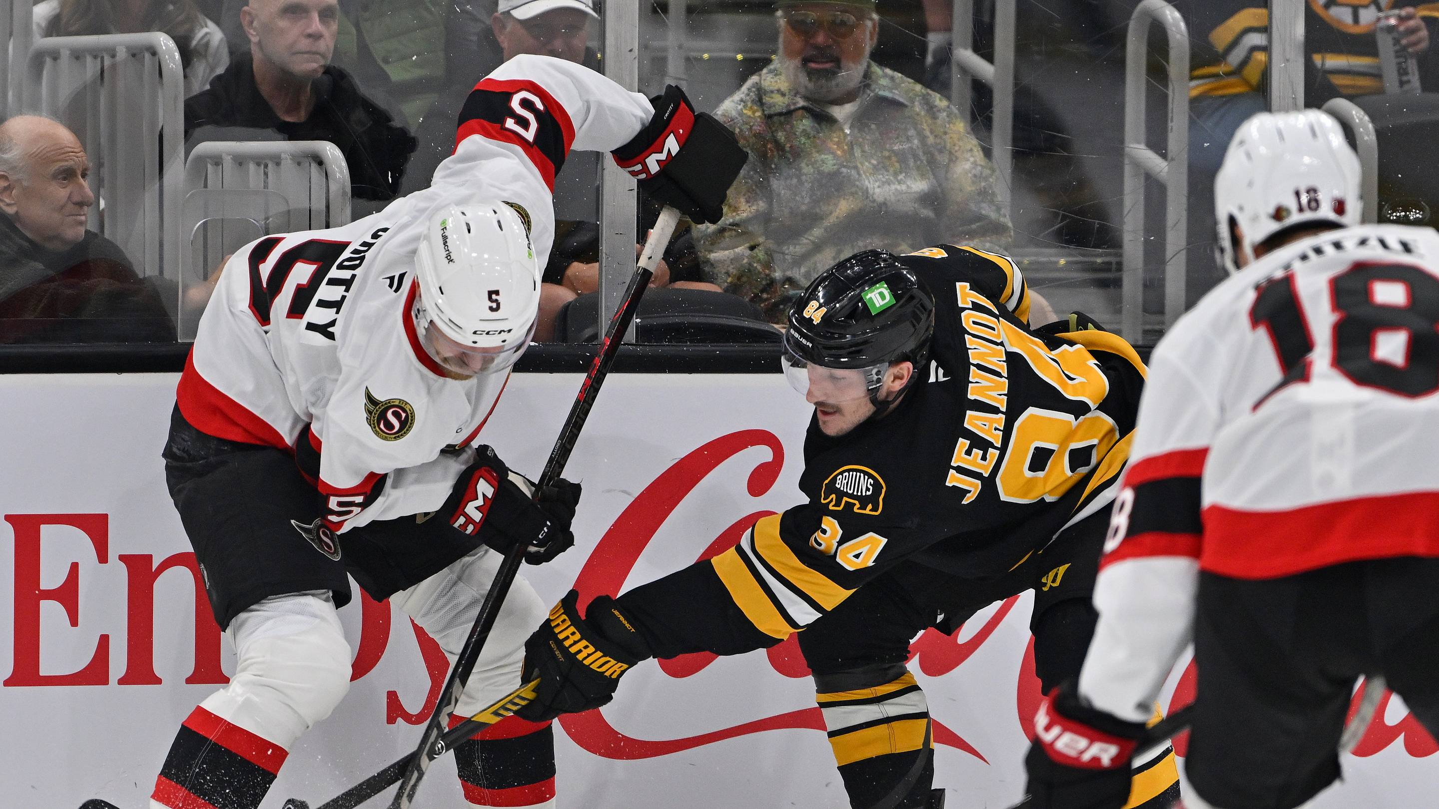 Bruins Fall to Senators, Record Second Straight Loss