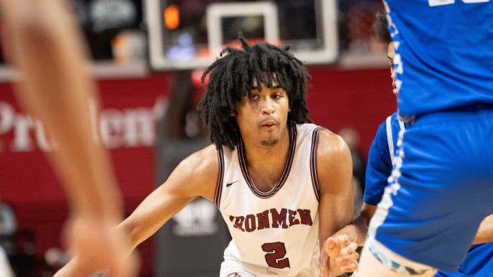 Mar 8, 2024; Piscataway, New Jersey, United States; Don Bosco vs. Paul VI in the Non-Public A championship at Jersey Mike's Arena. DB #2 Dylan Harper.