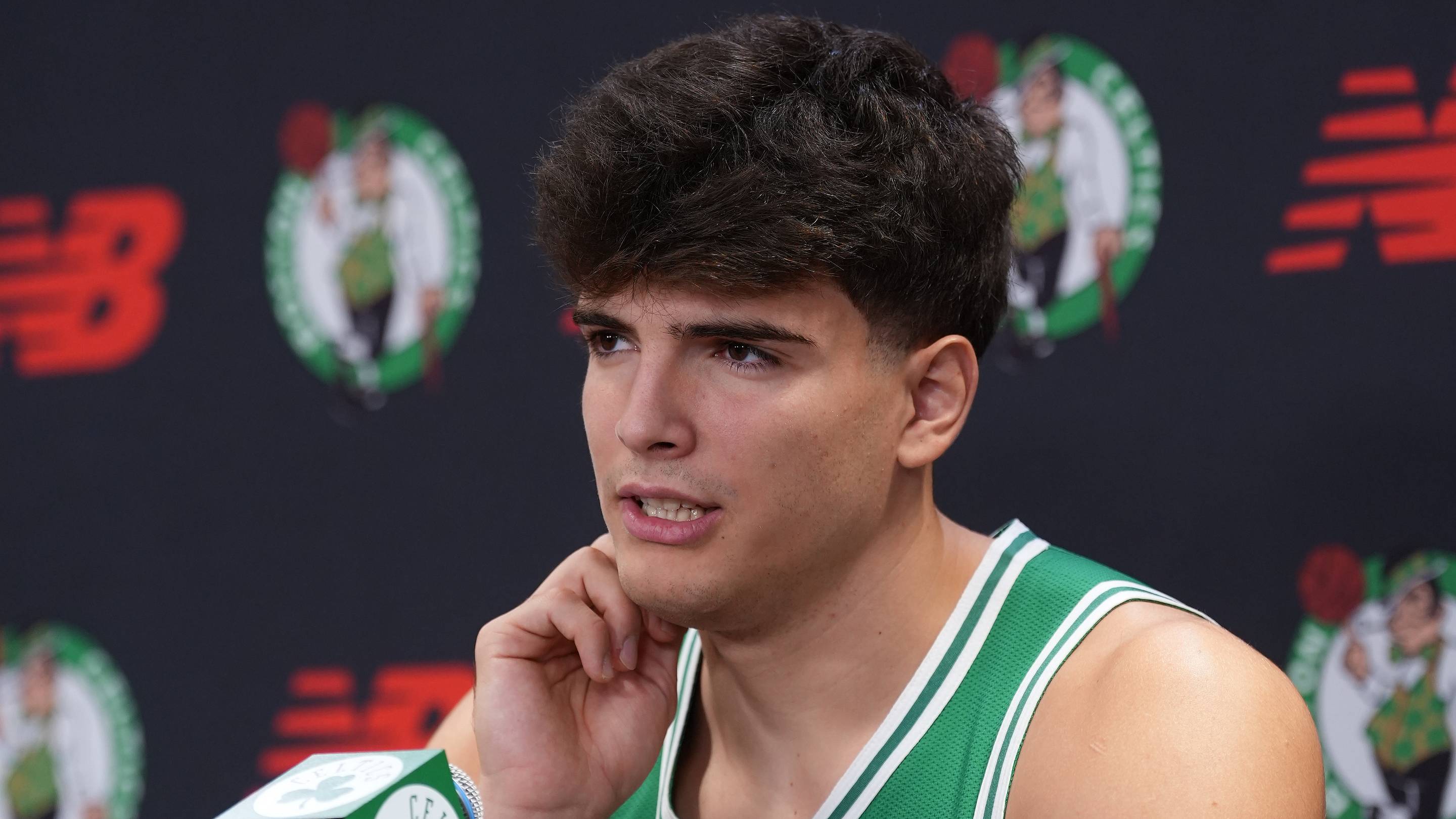 Former Celtics champions are understandably already big fans of Hugo Gonzalez