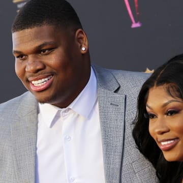 Quinnen Williams and Maranda Williams