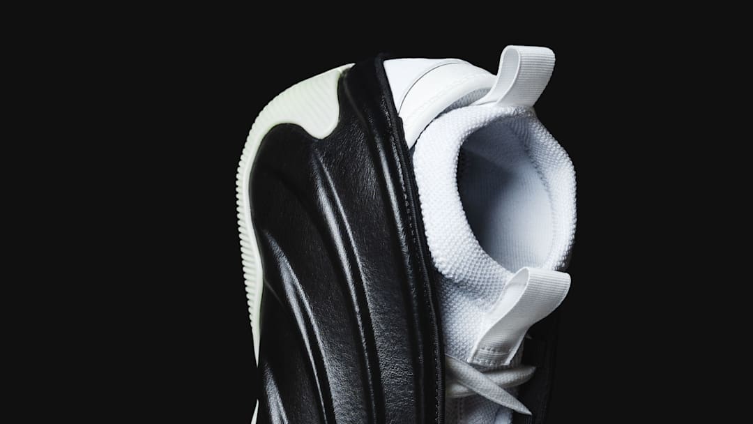 The adidas Harden Vol 9 "Molded Leather" colorway.