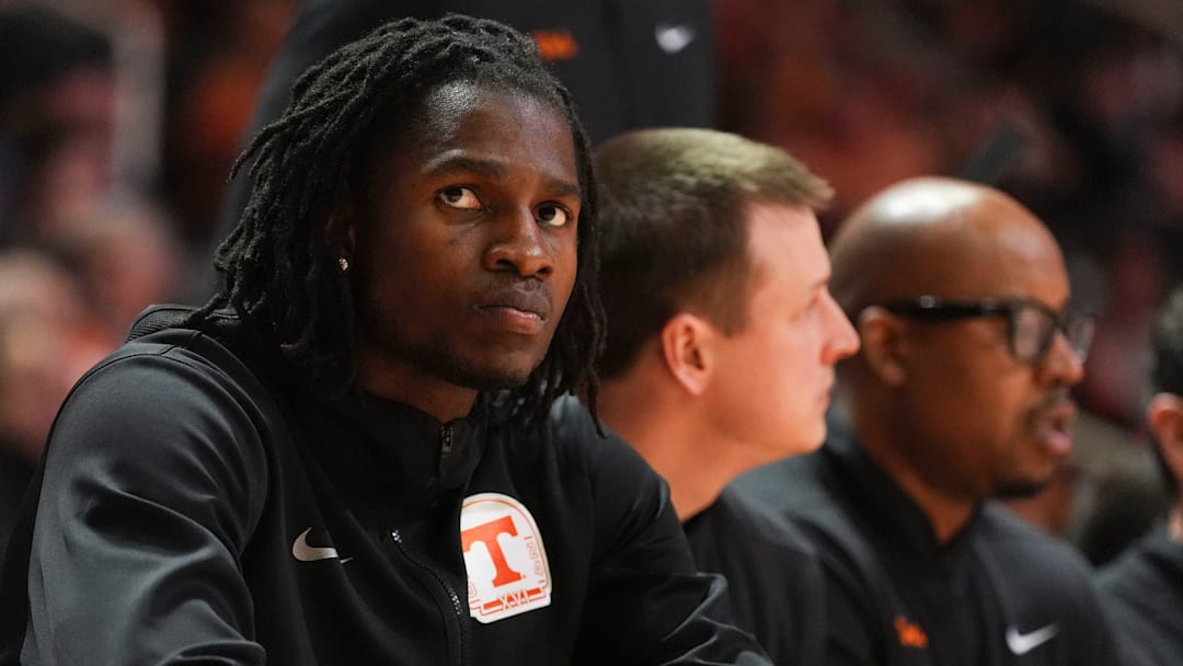 Tennessee forward Felix Okpara (34) Tennessee forward Felix Okpara (34)