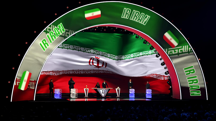Iran’s presentation at the 2026 World Cup draw.