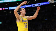 Austin Reaves hizo historia en los Lakers con su tiro de 54 pies ante Warriors 