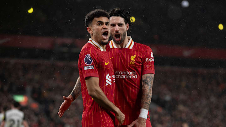 Luis Diaz und Dominik Szoboszlai hatten großen Anteil an der Meisterschaft des FC Liverpool Luis Diaz und Dominik Szoboszlai hatten großen Anteil an der Meisterschaft des FC Liverpool