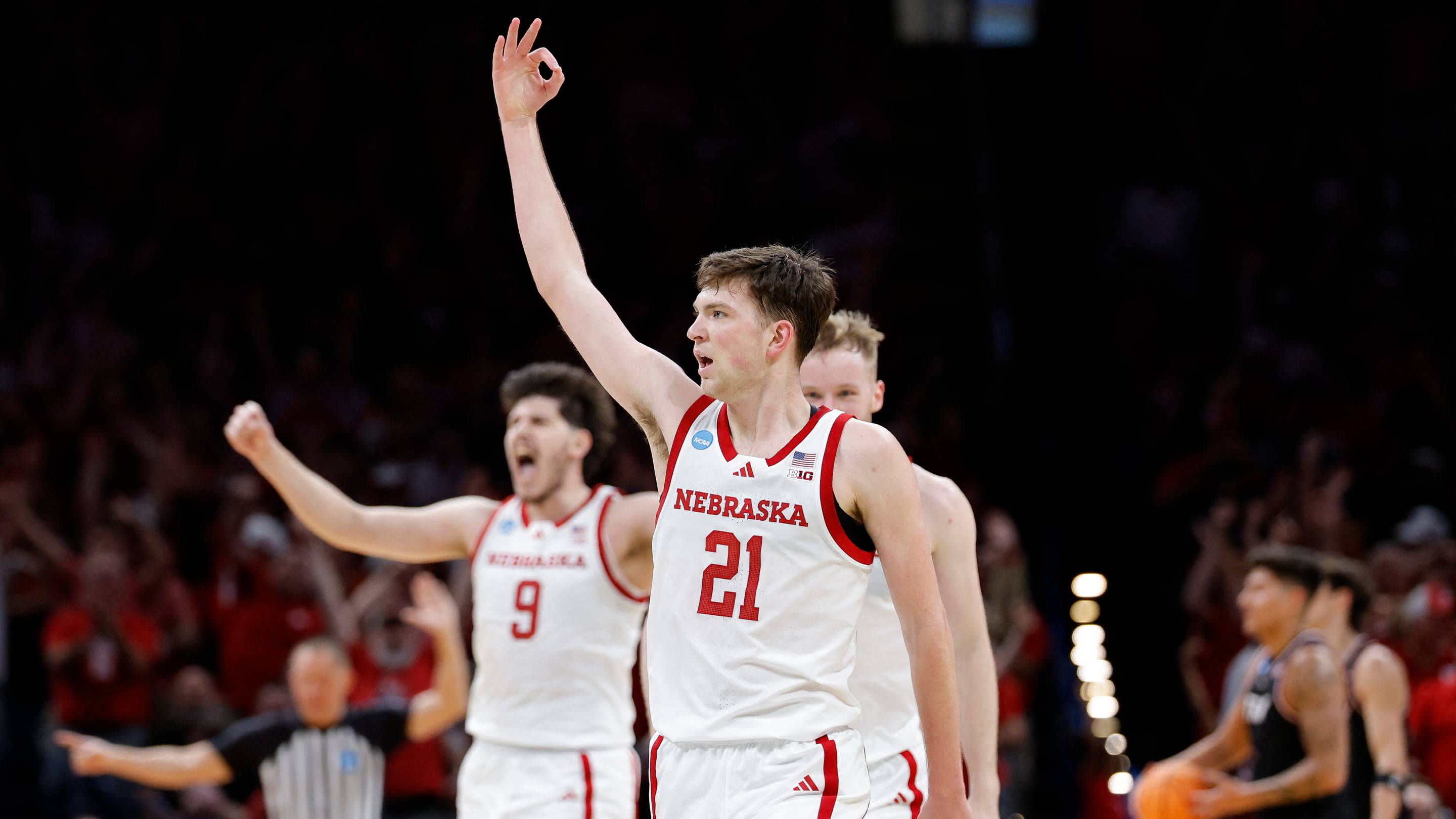 Nebraska Forward Pryce Sandfort Earns Unanimous Selection to All-Big Ten Preseason Team
