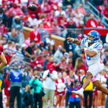 Trinidad Chambliss put together another strong game as Ole Miss moves to 7–1 with a big win at Oklahoma.
