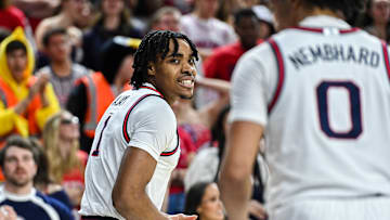 Gonzaga Bulldogs senior forward Michael Ajayi.