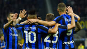 L'Inter esulta dopo un gol