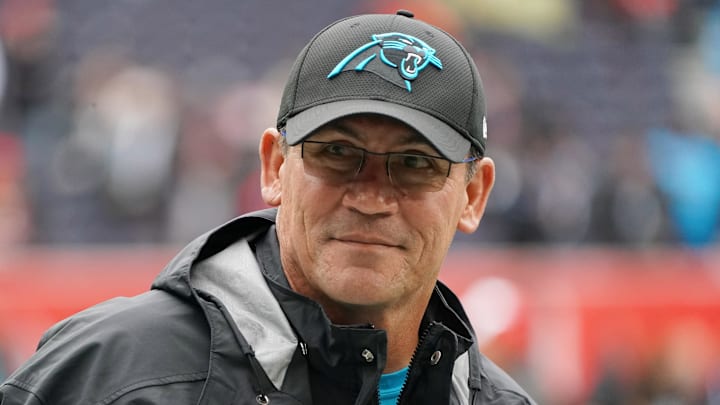 Ron Rivera as the Carolina Panthers head coach in 2019 Ron Rivera as the Carolina Panthers head coach in 2019