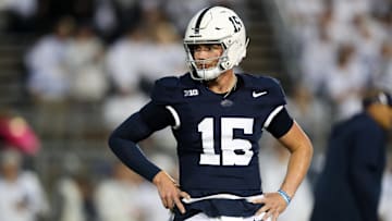 Penn State Nittany Lions quarterback Drew Allar (15)