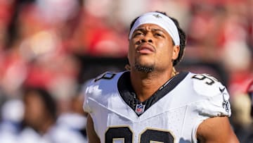 New Orleans Saints defensive end Chase Young 
