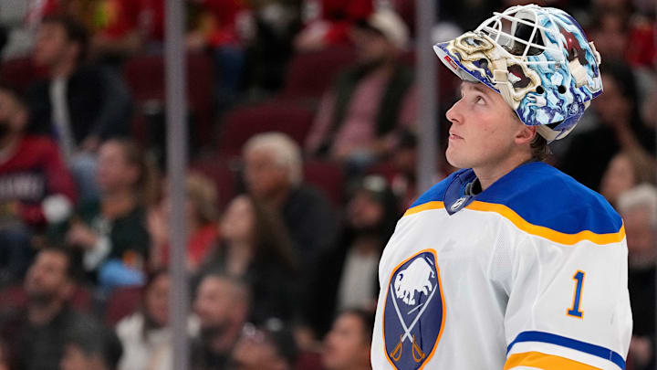 Sabres goalie Ukko-Pekka Luukkonen