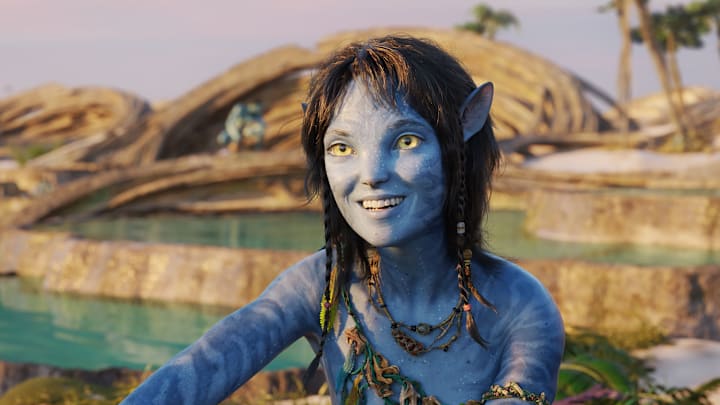 Kiri (Sigourney Weaver) in AVATAR: THE WAY OF WATER.