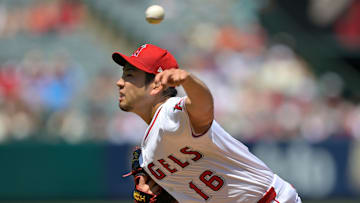 San Francisco Giants v Los Angeles Angels