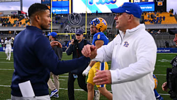 Marcus Freeman, Pat Narduzzi, Notre Dame v Pittsburgh