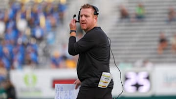 Alex Golesh defended his decision not to start QB Byrum Brown in the Hawaii Bowl