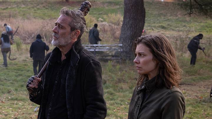 Lauren Cohan as Maggie Rhee, Jeffrey Dean Morgan as Negan in The Walking Dead: Dead City season 3