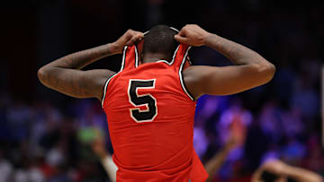 St. Francis (Pa) Red Flash guard Daemar Kelly (5) 