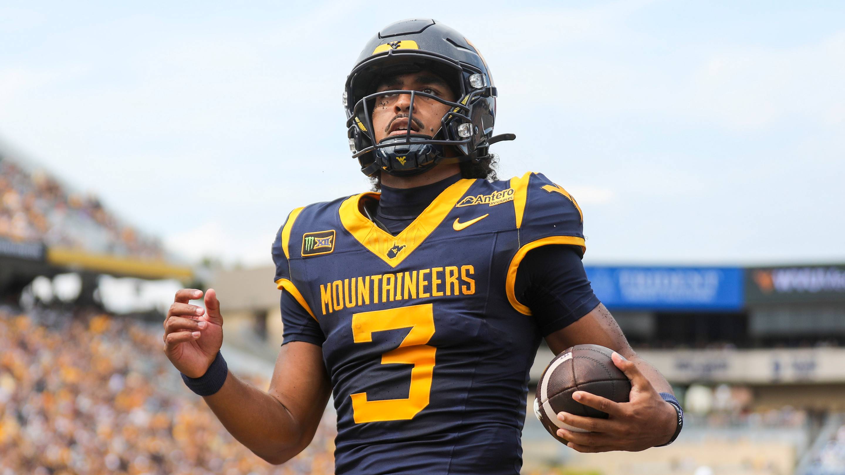 Everything Mike Hawkins Jr. Said After Helping WVU to a 2-0 Start