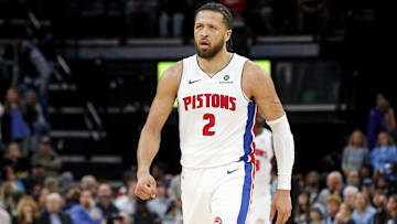 Nov 3, 2025; Memphis, Tennessee, USA; Detroit Pistons guard Cade Cunningham (2) : Petre Thomas-Imagn Images