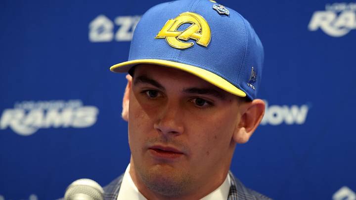 Los Angeles Rams first-round draft pick Ty Simpson.
