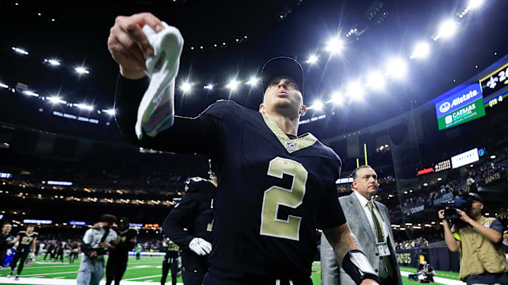 Spencer Rattler got his first win as an NFL starter as he helped his Saints beat the Giants 26-14 on Sunday