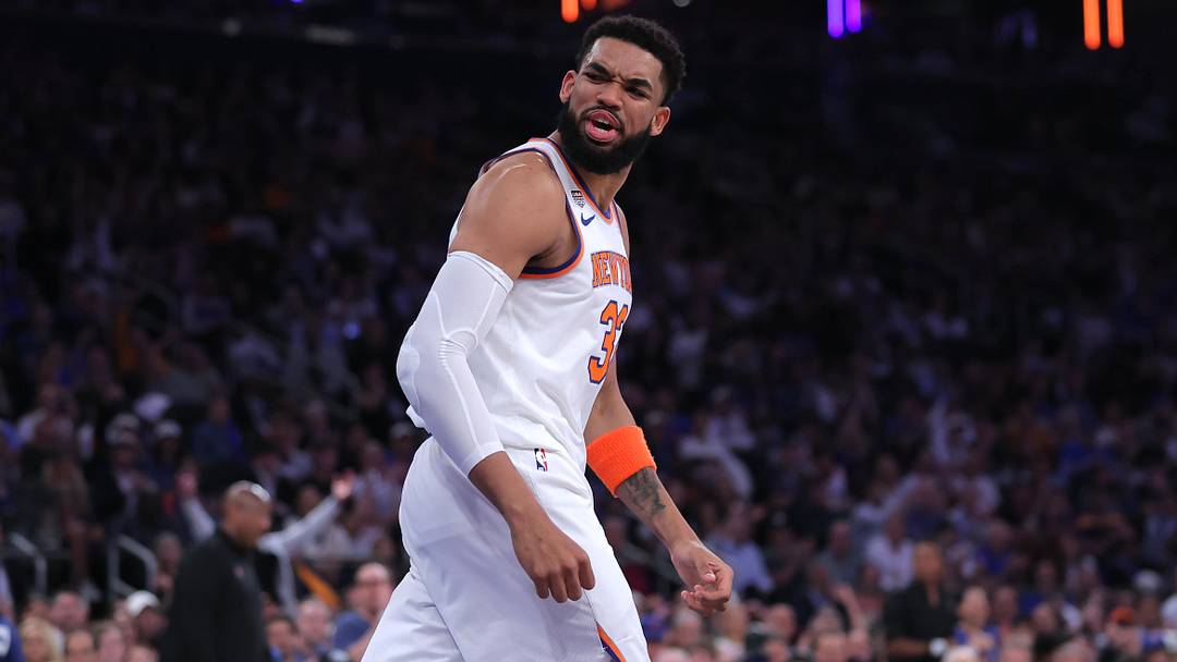 New York Knicks center Karl-Anthony Towns.