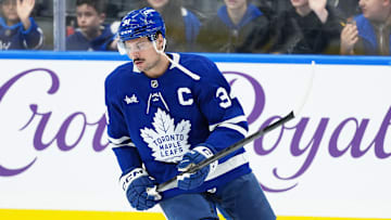 Toronto Maple Leafs center Auston Matthews hasn’t been quite as productive since Mitch Marner left the organization.