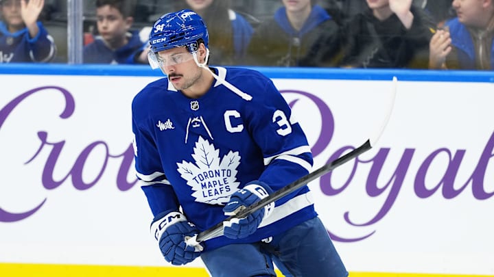 Toronto Maple Leafs center Auston Matthews hasn’t been quite as productive since Mitch Marner left the organization.