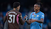 Ederson (l.) und Manuel Akanji haben Man City verlassen